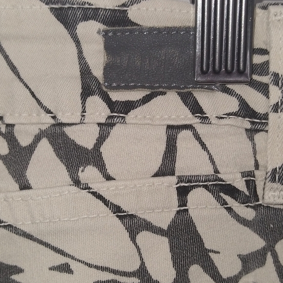 Paige Leaf Patterned Skyline Skinny Jeans Sz 26 - Picture 5 of 11